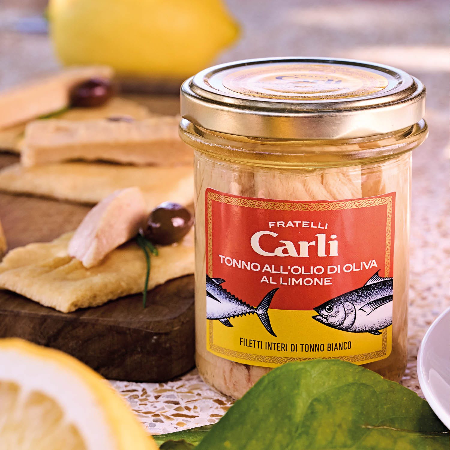 Degustazione Filetti di Tonno in Olio e Limone