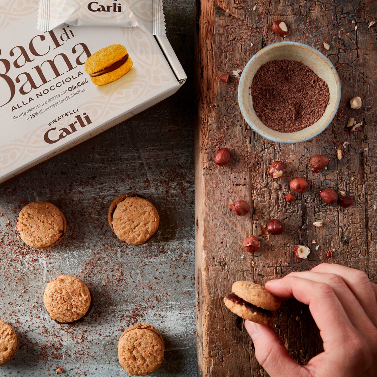Baci di Dama alla Nocciola